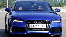 Neymaras Barselonoje važiuoja Audi RS7