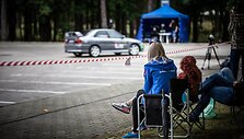  Druskininkų centre fini&scaron;avo VI Lietuvos &bdquo;H2 Auto&ldquo; greituminio slalomo čempionato etapas &bdquo;Dzūkijos taurė 2018&ldquo;.