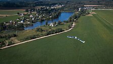 VGTU sukonstruotas pirmasis lietuvi&scaron;kas bepilotis orlaivis, varomas saulės energija