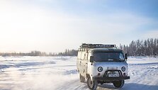 Karolis Mieliauskas Jakutijoje i&scaron;bandė UAZ