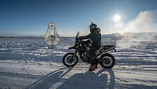 &bdquo;The Coldest Ride&ldquo;: &scaron;alčio pojūčiams užtvirtinti &ndash; krosas ir maudynės -45 laipsnių &scaron;altyje