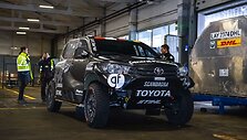B.Vanago &bdquo;Hilux&ldquo; i&scaron;skrido i&scaron; Vilniaus į Dubajų