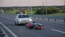 Motociklo avarija Molėtų plente