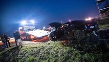 Avarija &bdquo;Aurum 1006 km&ldquo; lenktynių traukos varžybose: finale nuo kelio nulėkė &bdquo;Nissan GT-R&ldquo;