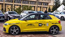 &bdquo;Audi A1 Sportback&ldquo;, konkurso &bdquo;Metų automobilis 2020&ldquo; dalyviai prie Martyno Mažvydo bibliotekos