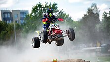 &bdquo;SuperMoto&ldquo; čempionato Elektrėnuose įspūdingiausios akimirkos