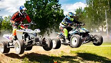 &bdquo;SuperMoto&ldquo; čempionato Elektrėnuose įspūdingiausios akimirkos