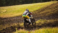 Cross Country etapas Jonaičių trasoje &scaron;alia &Scaron;ilutės