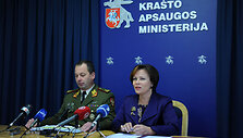 Spaudos konferencija, skirta Lietuvos pajėgų i&scaron;vedimui i&scaron; Afganistano