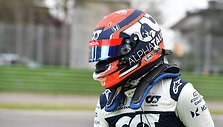 Yuki Tsunoda (Alpha Tauri) Formulės 1 kvalifikacijoje patyrė avariją