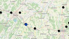 &bdquo;Juodųjų dėmių&ldquo; žemėlapis (2021 m.) &Scaron;iaulių ir Panevėžio apskr.