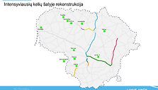 Intensyviausių kelių rekonstrukcija
