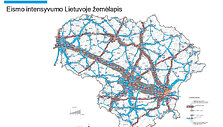 Eismo intensyvumo žemėlapis