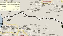 V.Miliaus balandžio 20 d. mar&scaron;rutas