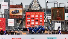 Vaidotas Žala ir Paulo Fiuza Dakaro podiume (2022)