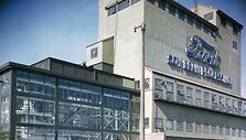 Ford sojos pupelių perdirbimo gamykla 1940 metais. (U.S. Patent Office, Wikimedia)