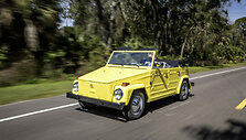 Volkswagen 181 &ndash; artimas Vabalo brolis, bet su keturiomis durelėmis ir be stogo. (Gamintojo nuotrauka)
