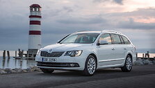 Atnaujinto antrosios kartos &bdquo;&Scaron;koda Superb&ldquo; modelio pristatymas Vienoje