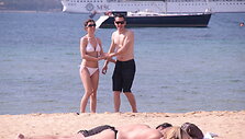 Bikini porelė Ovidijus ir Au&scaron;ra.San Tropeze