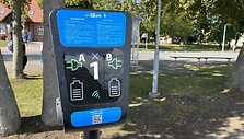 uniPark įkrovimo stotelė Juodkrantėje
