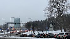 Eismas Vilniuje lijundros metu