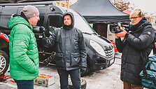 &bdquo;7bet Winter Rally Auk&scaron;taitija&ldquo; techninė zona prie&scaron; startą