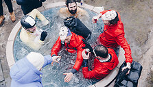  &bdquo;Red Bull Jump & Freeze&ldquo; renginys Vilniuje ant Tauro kalno