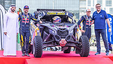 Rokas Baciu&scaron;ka ir Oriol Vidal Abu Dhabi Desert Challenge