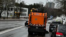 &bdquo;Grindos&ldquo; gatvių &scaron;lavimo automobiliai