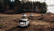 &bdquo;Land Rover Defender&ldquo; bandymai Druskininkų mi&scaron;kuose