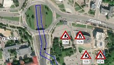 Vilniaus miesto gatves prižiūrinti įmonė &bdquo;Grinda&ldquo; pradeda didelį projektą&nbsp;Geležinio Vilko gatvėje po Konstitucijos žiedu.