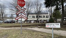 &Scaron;altupio gatvė Vilniuje ir &scaron;alia jos esanti Janki&scaron;kių gatvė, atskira geležinkeliu