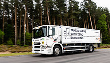 Vitoldas Milius elektriniu sunkvežimiu &bdquo;Scania&ldquo; siekė nuvažiuojamo atstumo rekordo