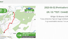 Rally Žemaitija, penktadienio greičio ruožų žemėlapiai