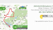 Rally Žemaitija, &scaron;e&scaron;tadienio greičio ruožų žemėlapiai