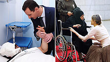 Basharas ir Assadas ir jo žmona Asma &ndash; tarsi angelai, nusileidę i&scaron; dangaus