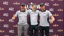&bdquo;Aurum 1006 km lenktynių&ldquo; pristatymas sostinės Gedimino prospekte