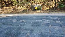 Skaitytojo protesto akcija dėl apverktinos kelio nr. 111 būklės prie &Scaron;venčionėlių