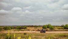 CFMoto Thunder RT fini&scaron;as Breslau ralyje