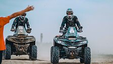 CFMoto Thunder RT fini&scaron;as Breslau ralyje