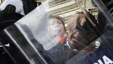 Meksiko policija susirėmė su streikuojančiais mokytojais