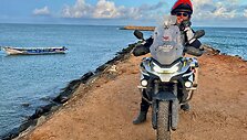 Keliautojas K. Mieliauskas i&scaron;bandė naują motociklų mar&scaron;rutą