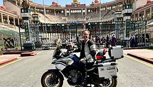Keliautojas K. Mieliauskas i&scaron;bandė naują motociklų mar&scaron;rutą