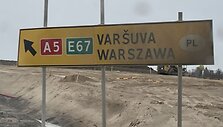Magistralė &bdquo;Via Baltica&ldquo;, rekonstruojma dalis Lenkijos pasienyje