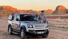 K.Rai&scaron;ys ir &bdquo;Land Rover Defender&ldquo; Saudo Arabijoje, Dakaro ralyje
