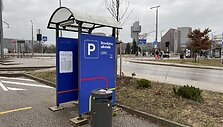 Automobilių statymo aik&scaron;telės G.Baravyko gatvėje Vilniuje prie &bdquo;Forum Palace&ldquo;