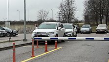 Automobilių statymo aik&scaron;telės G.Baravyko gatvėje Vilniuje prie &bdquo;Forum Palace&ldquo;