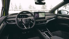 &Scaron;koda Enyaq RS interjeras (Gamintojo nuotr.)