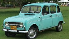 Renault 4 &ndash; 1961-1992 metais pagaminta daugiau nei 8 milijonai &scaron;ių automobilių. (Chepe, Wikimedia (CC BY-SA 4.0)