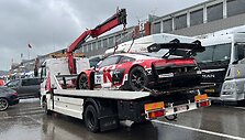 &bdquo;Juta Racing&ldquo; avarija Spa Francorchamps trasoje, prie&scaron; 12 val. lenktynių kvalifikaciją
